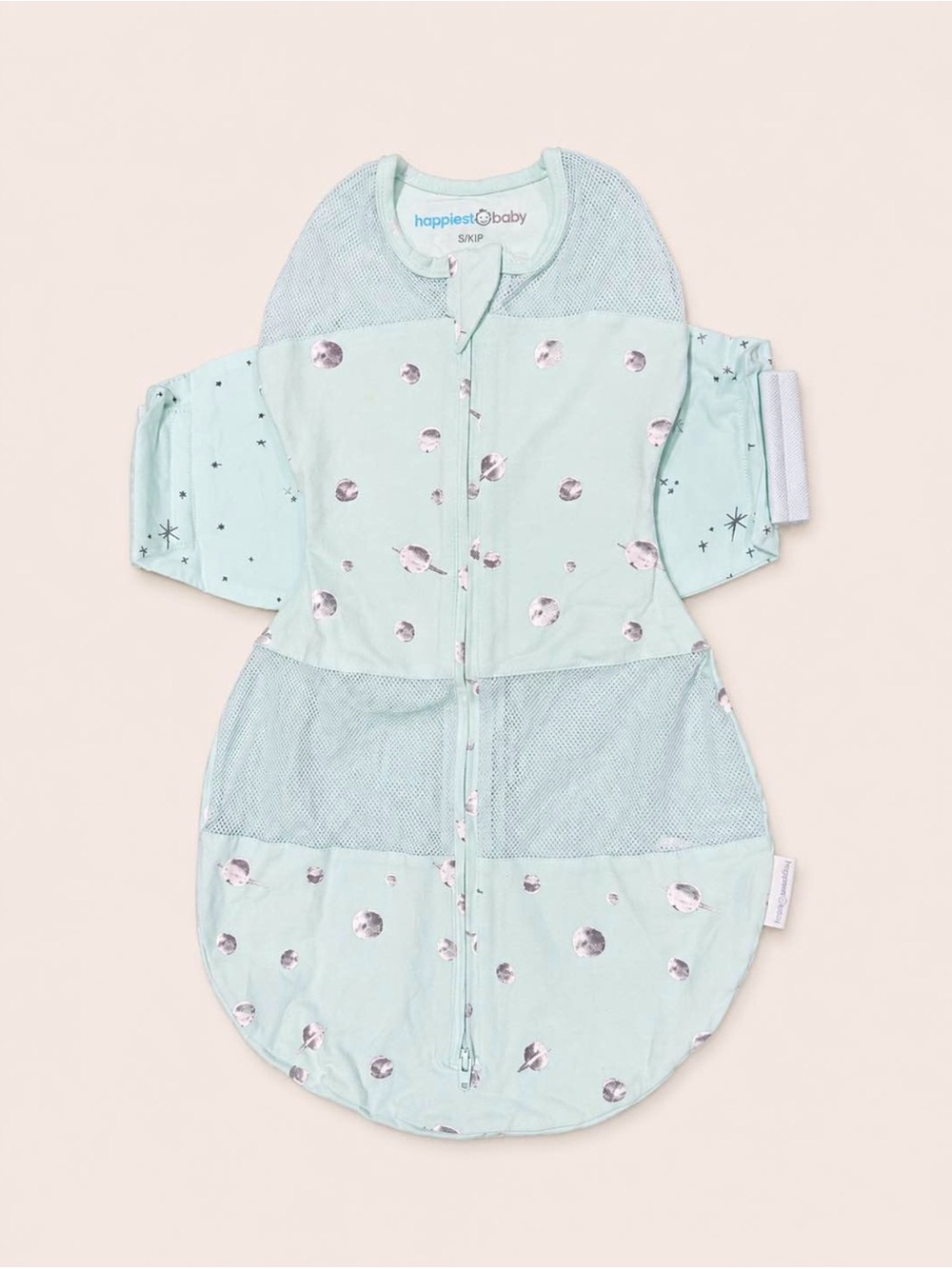 Happiest Baby Snoo Swaddle – Small – Teal Planets
